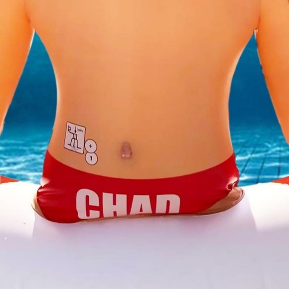 NPW | inflatable hunk pool ring chad - Picture 7 of 8